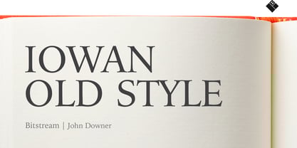 Iowan Old Style BT Font Poster 1